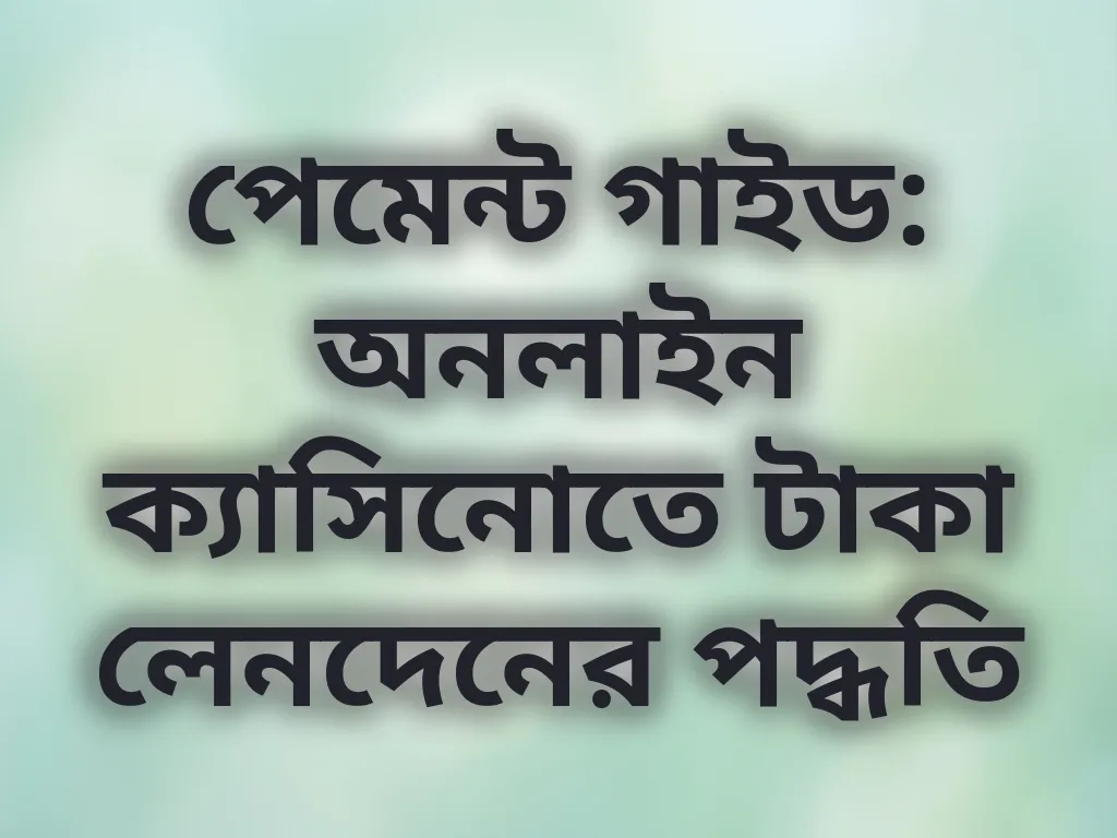 পেমেন্ট গাইড